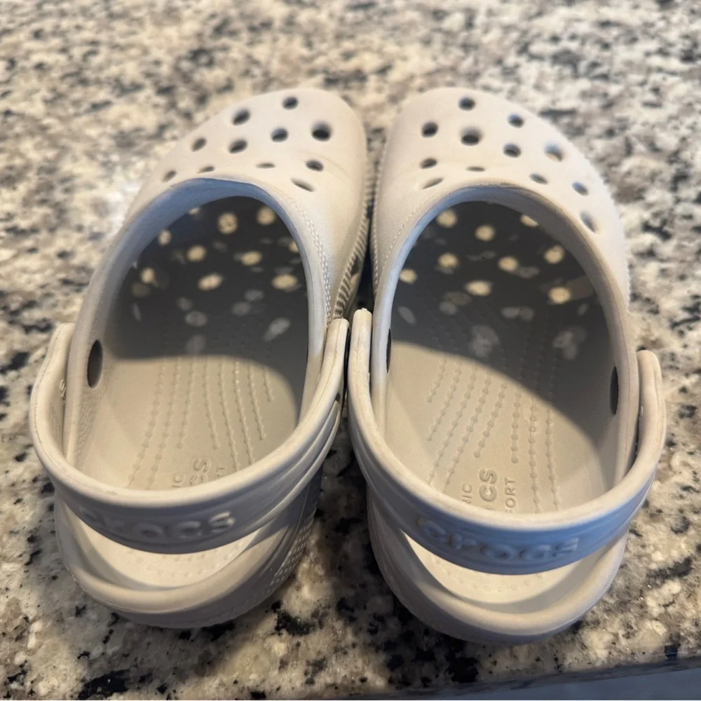 Light Grey Crocs - Picture 2 of 3